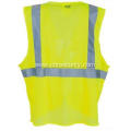 Unisex Lime Green High-Visibility Safety Vest